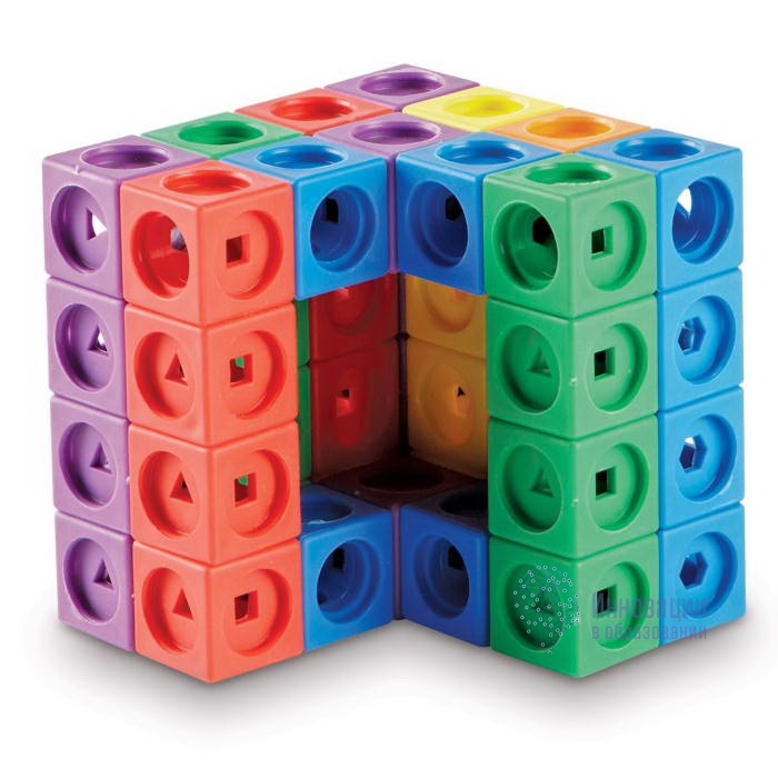 Конструктор "Математические кубики"  (100 кубиков, STEM)