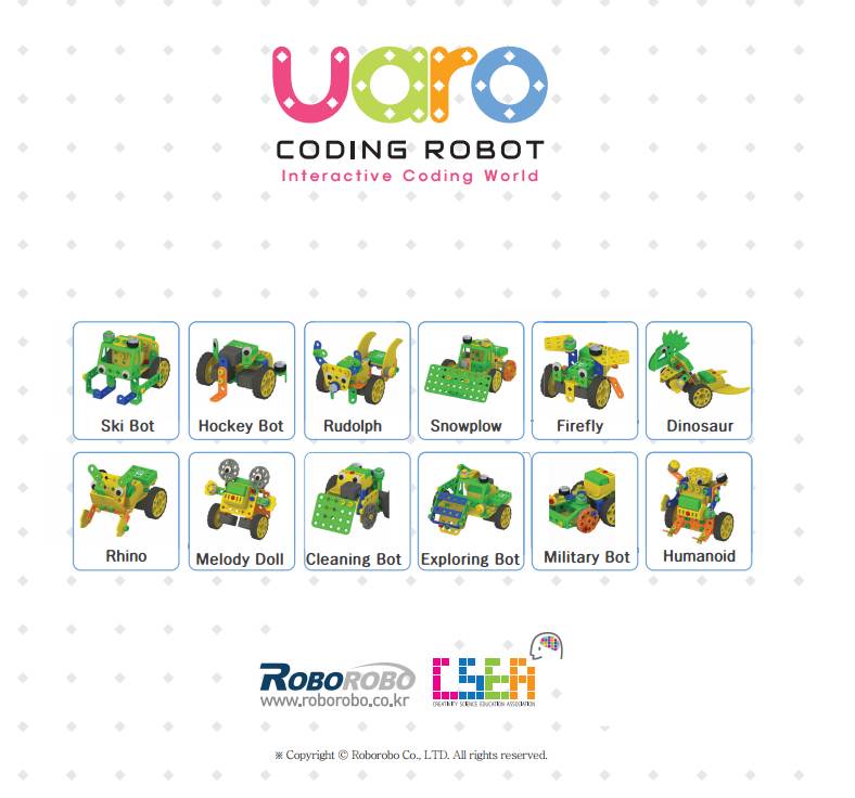Конструктор по робототехники и алгоритмики UARO - ресурсный набор №3 (step 4)