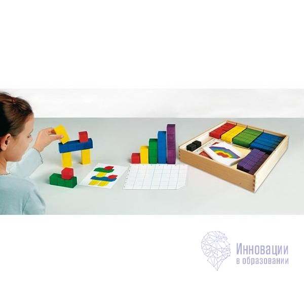 Кубики Никитина "Разноцветные постройки"