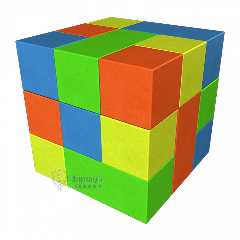 Мягкий конструктор «Кубик Рубика мини» Romana