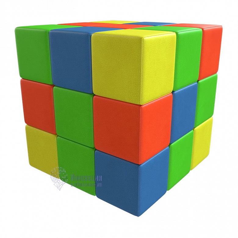 Мягкий конструктор «Кубик Рубика» Romana