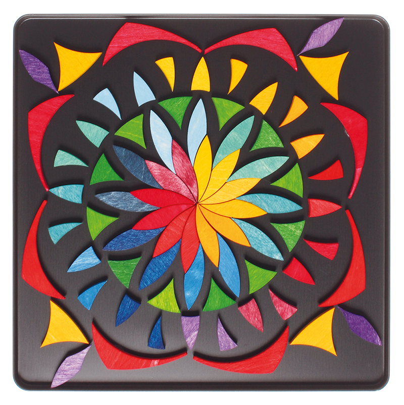 Орнамент магнитный в круге "Цветы"