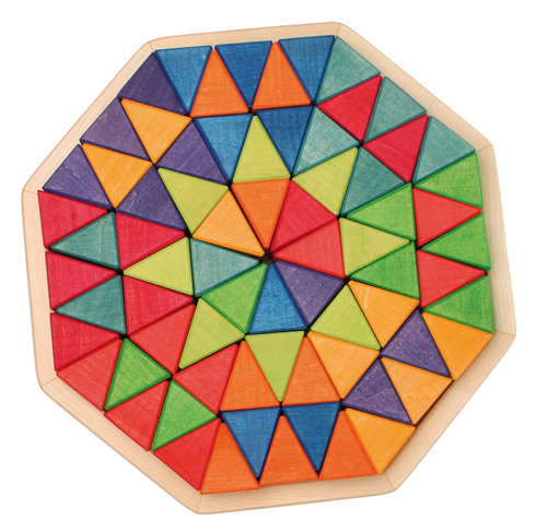 Мозаика орнамент в восьмиугольнике