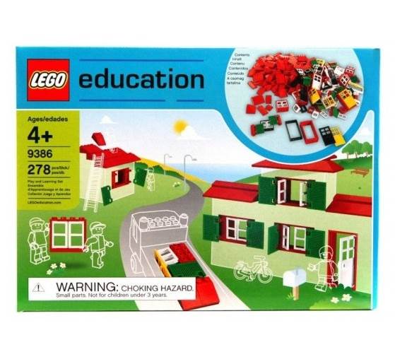 Набор Lego "Окна, двери и черепица для крыши"
