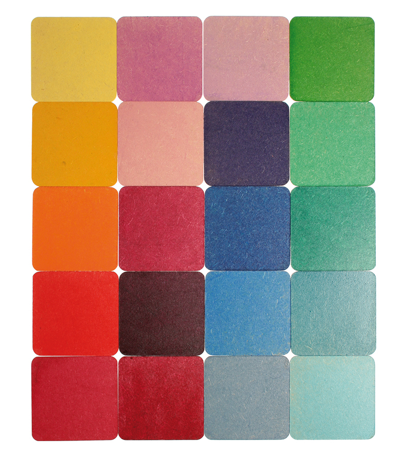 Пластины цветные 9х9 см