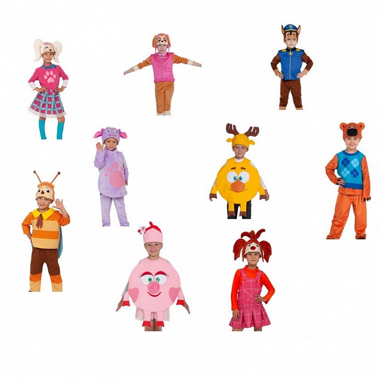 Комплект детских костюмов по анимационным сюжетам ФГОС 2022