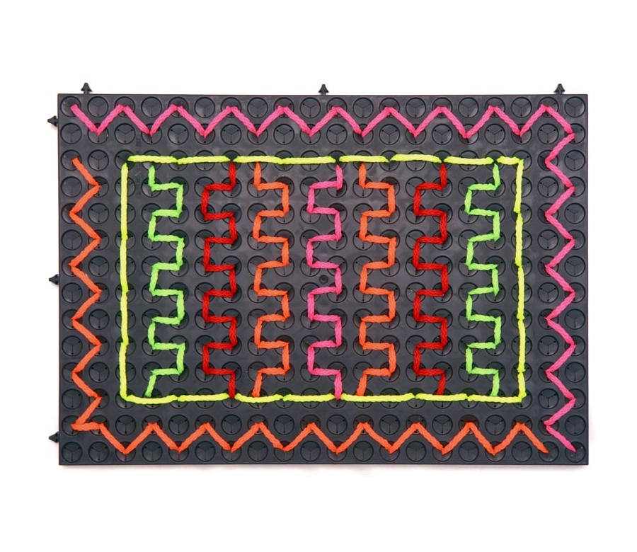 Набор Полидрон Узорная шнуровка №2 (Набор черных панелей для создания композиций)